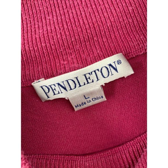 Pendleton Womans Lg Turtleneck Shirt Silk Blend - Picture 2 of 6